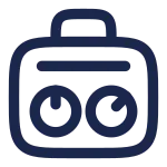 Boombox SVG Icon